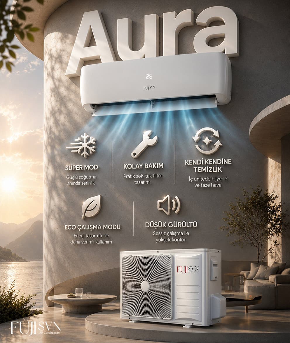 Fujisan Aura duvar tipi inverter klima